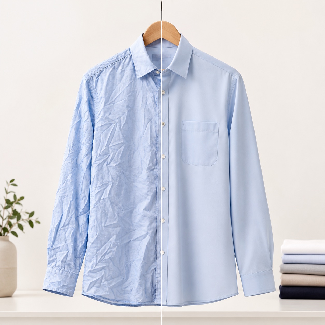 Comment défroisser une chemise